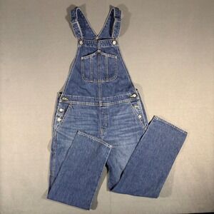 Vintage-Style Old Navy Denim Overalls Women's 10 Medium Wash Carpenter Style